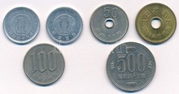 Japán 1964-1988. 1Y-500Y (6xklf) T:2
Japan 1964-1988. 1 Yen - 500 Yen (6xdiff) C:XF - Zonder Classificatie