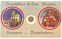 DN 'San Marino Köztársaság' Aranyozott Minipénz Eredeti Csomagolásban T:1
ND 'Repubblica Di San Marino' Gold Plated Mini - Zonder Classificatie