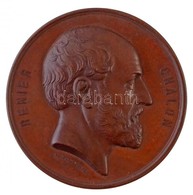 Belgium 1873. 'Renier Chalon / Belga Numizmatikai Társaság Elnökké Avatása' Br Emlékérem. Szign.: Leopold Wiener (59mm)  - Non Classés