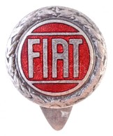 Olaszország 1921-1925. 'FIAT' Zománcozott Fém Gomblyukjelvény 'AE LORIOLI FRATELLI SA - MILANO VIA BRONZETTI 25' Gyártói - Zonder Classificatie