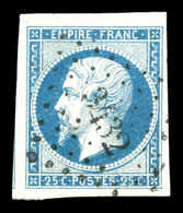 O N°15, 25c Empire Obl PC '3432', Grande Marges. SUP (signé Calves/certificat)  Qualité: O - 1853-1860 Napoleon III