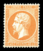 * N°23, 40c Orange, Grande Fraîcheur, Très Bon Centrage. SUP (Certificats)  Qualité: * - 1862 Napoleone III