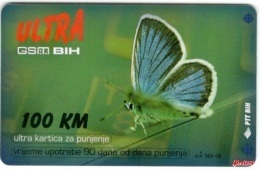 Bosnia Post Sarajevo - ULTRA PREPAID CARD (recharge) 100 KM - Bosnien