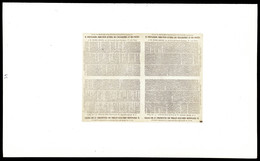 (*) Depêche Privée: 4 Exemplaires, N°35 à 38 Sur Papier Photo, TTB (certificat)  Qualité: (*) - War 1870