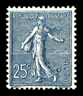 ** N°132a, 25c Bleu Foncé, Bon Centrage. TTB  Qualité: **  Cote: 240 Euros - 1900-02 Mouchon