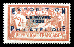 * N°257A, Exposition Du Havre De 1929, Gomme Apocryphe. TB (signé Calves)  Qualité: *  Cote: 875 Euros - 1900-02 Mouchon