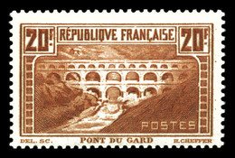** N°262, Pont Du Gard, 20F Chaudron Type IIB, TTB (signé Brun/certificat)  Qualité: **  Cote: 550 Euros - 1900-02 Mouchon
