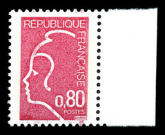 ** N°1862B, NON EMIS: Marianne De Durrens (1975), 80c ROSE FONCE Bdf Provenant De La Seule Feuille Connue. R.R. Et SUP ( - 1900-02 Mouchon