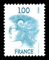 ** N°1895C, Non émis,1F Turquoise, Marianne D'EXCOFFON. R.R.R. SUPERBE (certificat)  Qualité: ** - 1900-02 Mouchon