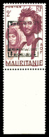 ** N°4, Timbre De Mauritanie, 2f Lilasrose Surchargé, Bdf. SUP (certificat)  Qualité: **  Cote: 550 Euros - Military Airmail
