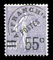 ** N°47, 55c Sur 60c Violet, Très Bon Centrage. TTB  Qualité: **  Cote: 455 Euros - 1893-1947