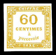 * N°8, 60c Bistre, TTB (certificat)  Qualité: *  Cote: 800 Euros - 1859-1959 Mint/hinged