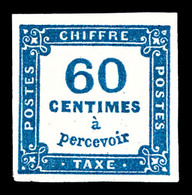 * N°9a, 60c Bleu Très Foncé. TTB (signé/certificat)  Qualité: *  Cote: 800 Euros - 1859-1959 Mint/hinged