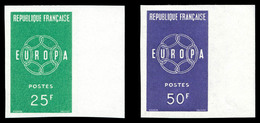 ** N°1218/19, Paire Europa De 1959 En Paire Bdf. TB  Qualité: **  Cote: 154 Euros - Zonder Classificatie