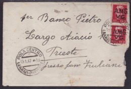 Pola - Pola, AMG VG, Cover, Mailed 1947 To Trieste - Poststempel
