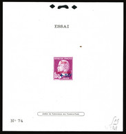 (*) N°248, épreuve D'atelier, Type Non émis: Mention 'Essai N°74' 1f50 Violet +50c Bleu Et Rouge, Pasteur CA, SUP (certi - Artist Proofs