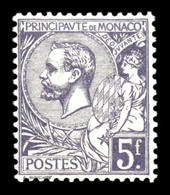 ** N°46, 5F Violet, TB  Qualité: **  Cote: 410 Euros - Unused Stamps