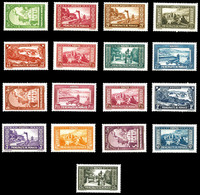 ** N°119/34, Série Paysages De La Principauté, TTB (certificat)  Qualité: **  Cote: 1296 Euros - Unused Stamps