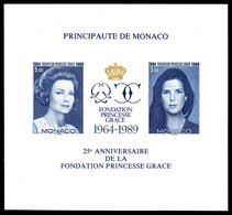 ** N°48a, Fondation Princesse Grace Non Dentelé, TTB  Qualité: **  Cote: 465 Euros - Blocs