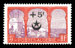 ** N°70a, +5f Sur 5f: ALCERIE. TTB (signé Brun)  Qualité: **  Cote: 273 Euros - Unused Stamps