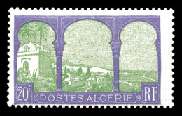 ** N°85a, 20f Violet Et Vert Sur Grislilas: Cinquième Arbre. SUP (certificat)  Qualité: **  Cote: 1001 Euros - Unused Stamps