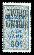 * N°7A, 60c Bleu. SUP (signé Calves/certificat)  Qualité: *  Cote: 630 Euros - Unused Stamps