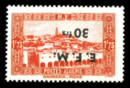 ** N°2c, 30f Sur 1f 25 Rougebrique: Surcharge Renversée. TB (signé Brun)  Qualité: **  Cote: 72 Euros - Unused Stamps