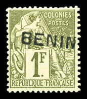 * N°13, 1F Vertolive, Fraîcheur Postale, Quasi **, SUP (certificat)  Qualité: *  Cote: 480 Euros - Unused Stamps