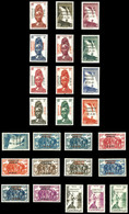 ** N°208/32, Timbres Surchargés, Gomme Coloniale, Les 25 Valeurs TB  Qualité: **  Cote: 404 Euros - Unused Stamps