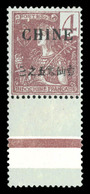 * N°64A, 4c Lilasbrun Sur Gris, Bas De Feuille. SUP. R. (signé Brun/certificat)  Qualité: *  Cote: 1000 Euros - Unused Stamps