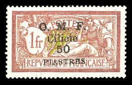 * N°87, 50 Pi Sur 1f Lie De Vin Et Olive, Très Bon Centrage. TTB  Qualité: *  Cote: 200 Euros - Unused Stamps