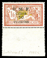 * N°96a, 50 Pi Sur 1 F Merson: PIASRTES Au Lieu De PIASTRES, Bdf, Très Bon Centrage. TTB  Qualité: *  Cote: 150 Euros - Unused Stamps