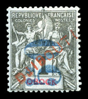 * N°3, 50c Sur 1c Noir Sur Azur. SUP (signé Margues/certificat)  Qualité: *  Cote: 500 Euros - Unused Stamps