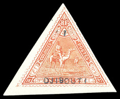 * N°4, 1 Sur 5f Rouge. TB (signé Robineau/certificat)  Qualité: *  Cote: 840 Euros - Unused Stamps