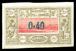 * N°25, 0.40 Sur 2f. SUP (signé Margues/certificat)  Qualité: *  Cote: 800 Euros - Unused Stamps