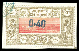 O N°25, 0,40 Sur 2F. TTB (signé Calves/certificat)  Qualité: O  Cote: 540 Euros - Unused Stamps