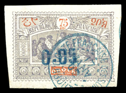 O N°34, 0.05 Sur 75c. SUP. R.R. (signé Calves/certificat)  Qualité: O  Cote: 1350 Euros - Unused Stamps