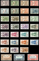 ** N°204/33, Série France Libre De 1942, Les 30 Valeurs TB  Qualité: **  Cote: 402 Euros - Unused Stamps