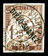 O N°13, 1F Marron. SUP. R. (certificat)  Qualité: O  Cote: 1650 Euros - Used Stamps