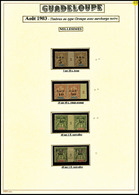 ** Timbres De 1892 Surchargés: 4 Millésimes Différents (N°52* ST). TB  Qualité: **  Cote: 646 Euros - Lettres & Documents