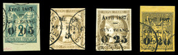 O N°3, 4a, 5 Et 6, Les 4 Valeurs TTB  Qualité: O  Cote: 420 Euros - Used Stamps