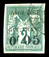 O N°3, 0f 05 Sur 2c Vert: Sans Trait De Séparation, Non Signalé. TTB  Qualité: O - Used Stamps