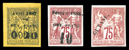 * N°4*, 9a (*) Et 14 (*), Les 3 Valeurs TB  Qualité: *  Cote: 880 Euros - Used Stamps