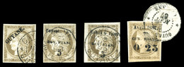 O N°5, 6, 8 Et 10, Les 4 Valeurs TB  Qualité: O  Cote: 525 Euros - Used Stamps