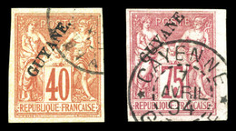 O N°13/14, Les 2 Valeurs SUP  Qualité: O  Cote: 320 Euros - Used Stamps