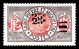 * N°118a, 25c Sur 15c: Double Surcharge. TB  Qualité: *  Cote: 250 Euros - Used Stamps