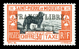 ** N°53, 30c Rougeorange Et Noir Surchargé. SUP (signé Scheller/certificat)  Qualité: **  Cote: 600 Euros - Used Stamps