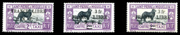 * N°55, 56 Et 56a, Les 3 Ex TB  Qualité: *  Cote: 155 Euros - Used Stamps