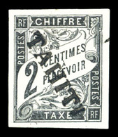 * N°1, 2c Noir De 1893 (tirage 150 Exemplaires), TTB (signé Calves/certificat)  Qualité: *  Cote: 470 Euros - Oblitérés