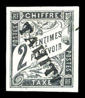 * N°1, 2c Noir De 1893 (tirage 150 Exemplaires), TTB (signé Calves/certificat)  Qualité: *  Cote: 470 Euros - Used Stamps